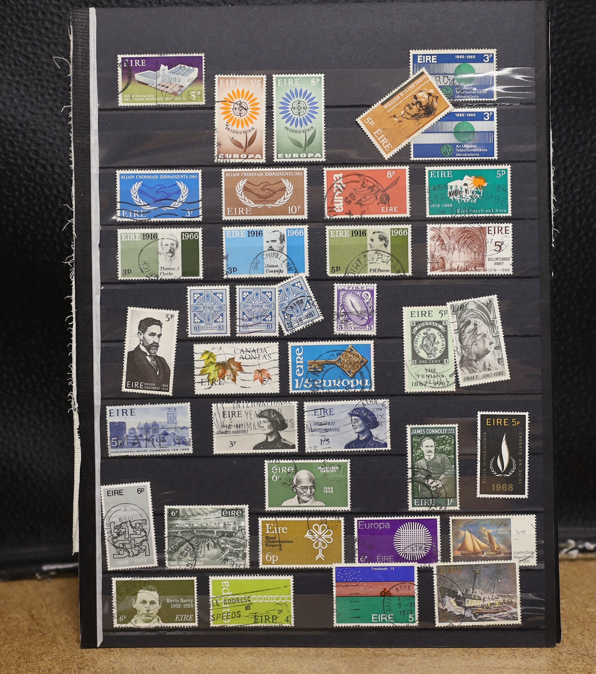 Post 1922 Irish stamps and 1940s Channel Islands stamps
